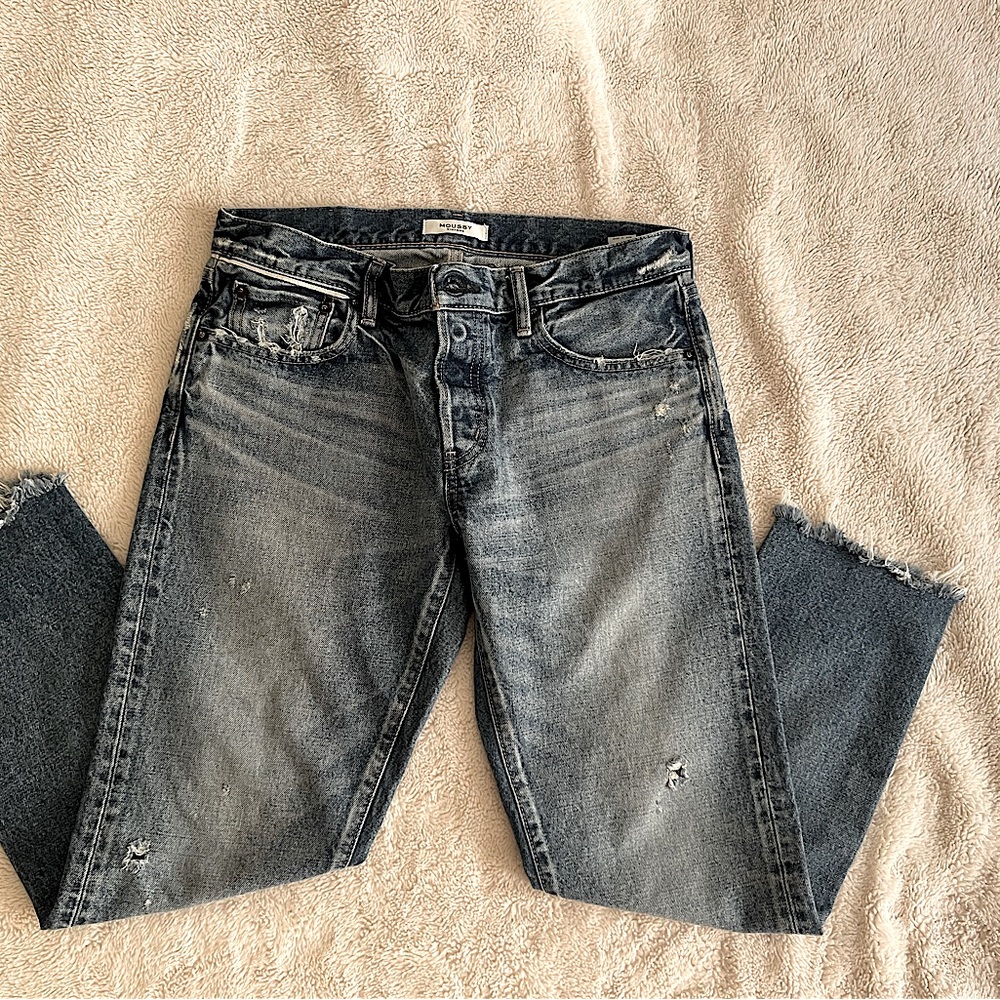Distressed Denim Jeans